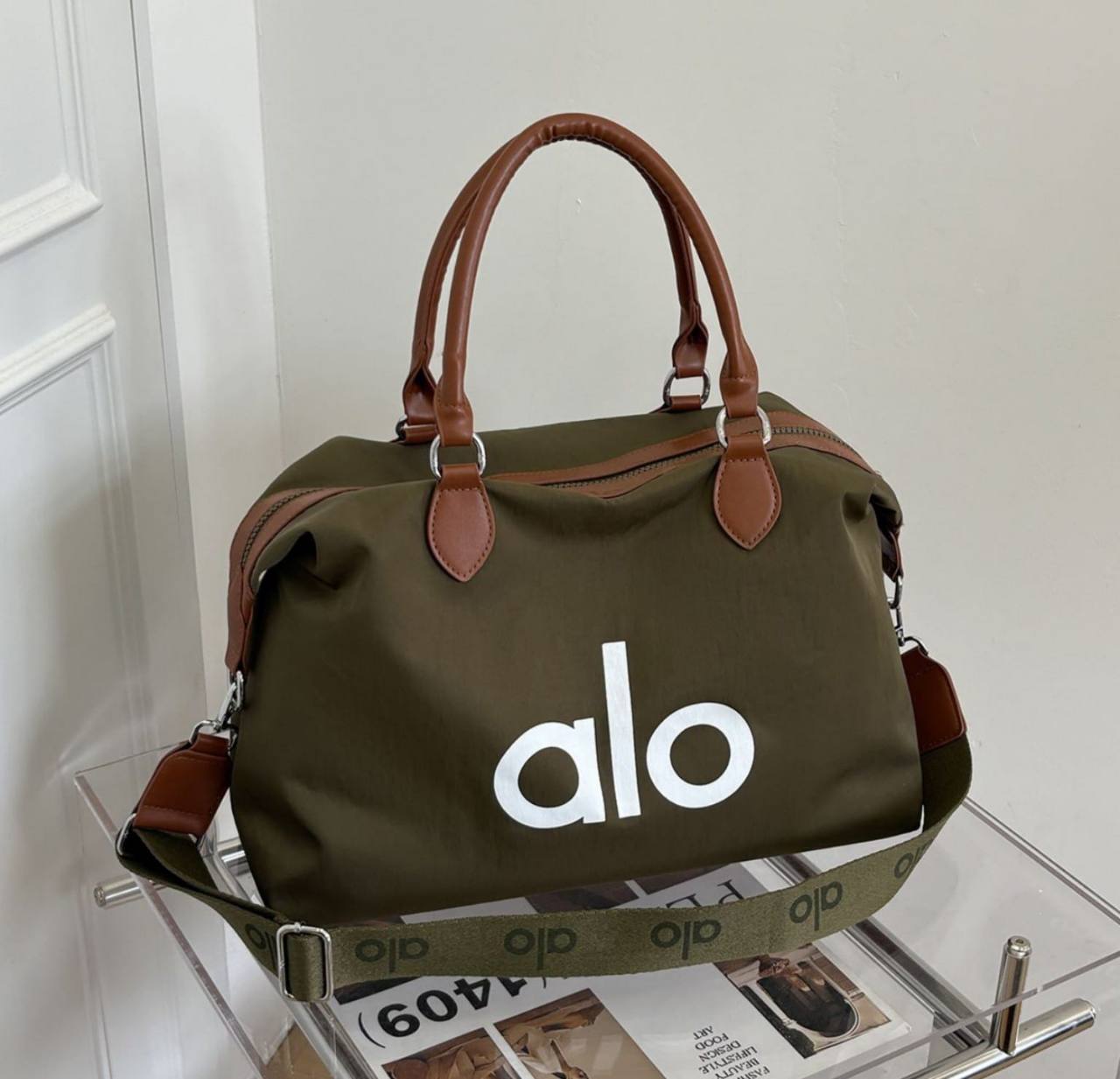 Bolso Alo importado verde oliva
